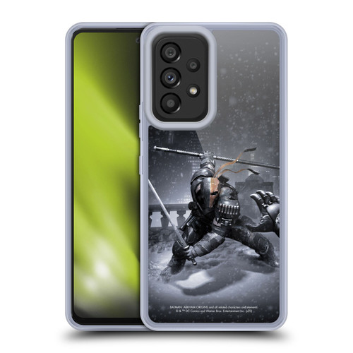 Batman Arkham Origins Key Art Deathstroke Soft Gel Case for Samsung Galaxy A53 5G (2022)