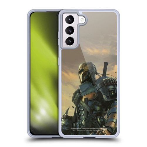 Batman Arkham Origins Key Art Deathstroke 2 Soft Gel Case for Samsung Galaxy S21+ 5G & MagSafe