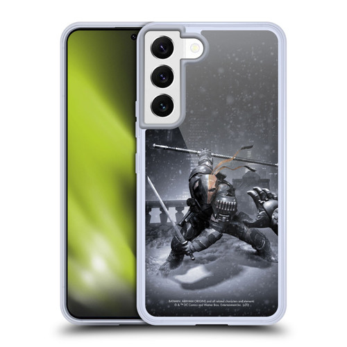 Batman Arkham Origins Key Art Deathstroke Soft Gel Case for Samsung Galaxy S22 5G