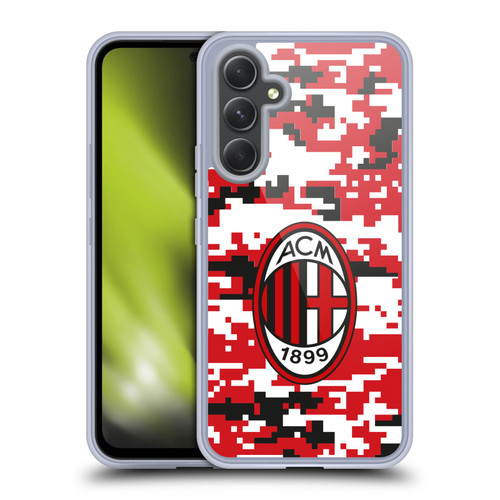AC Milan Crest Patterns Digital Camouflage Soft Gel Case for Samsung Galaxy A54 5G