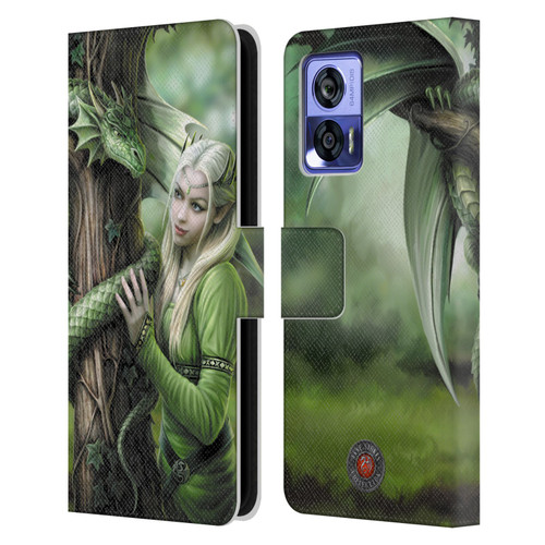 Anne Stokes Dragon Friendship Kindred Spirits Leather Book Wallet Case Cover For Motorola Edge 30 Neo 5G