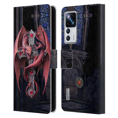 Anne Stokes Dragons Gothic Guardians Leather Book Wallet Case Cover For Xiaomi 12T Pro