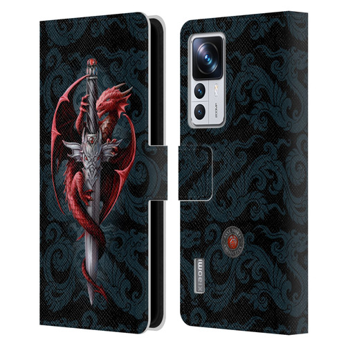 Anne Stokes Dragons Dagger Leather Book Wallet Case Cover For Xiaomi 12T Pro