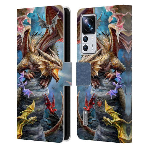 Anne Stokes Dragons 4 Clan Leather Book Wallet Case Cover For Xiaomi 12T Pro