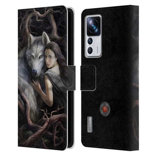 Anne Stokes Wolves 2 Soul Bond Leather Book Wallet Case Cover For Xiaomi 12T Pro