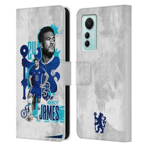 Chelsea Football Club 2022/23 First Team Reece James Leather Book Wallet Case Cover For Xiaomi 12 Lite