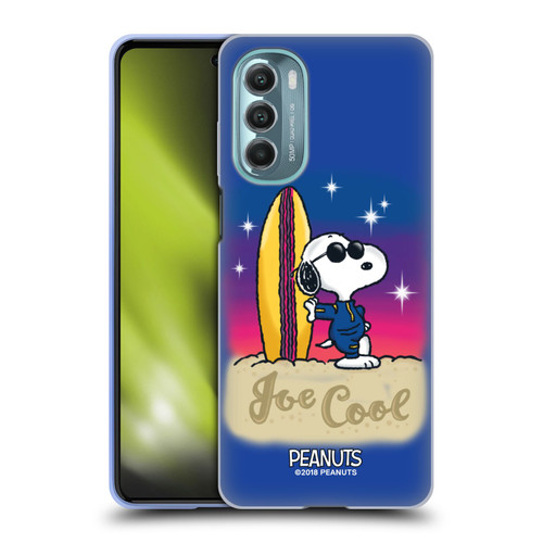 Peanuts Snoopy Boardwalk Airbrush Joe Cool Surf Soft Gel Case for Motorola Moto G Stylus 5G (2022)