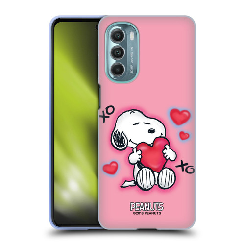 Peanuts Snoopy Boardwalk Airbrush XOXO Soft Gel Case for Motorola Moto G Stylus 5G (2022)