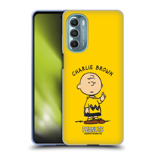 Peanuts Characters Charlie Brown Soft Gel Case for Motorola Moto G Stylus 5G (2022)