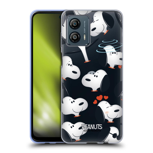Peanuts Character Patterns Snoopy Soft Gel Case for Motorola Moto G53 5G
