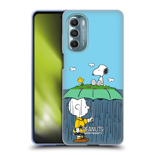 Peanuts Halfs And Laughs Charlie, Snoppy & Woodstock Soft Gel Case for Motorola Moto G Stylus 5G (2022)