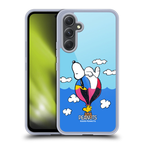 Peanuts Halfs And Laughs Snoopy & Woodstock Balloon Soft Gel Case for Samsung Galaxy A54 5G