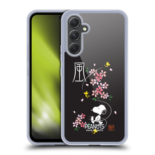 Peanuts Oriental Snoopy Cherry Blossoms Soft Gel Case for Samsung Galaxy A54 5G
