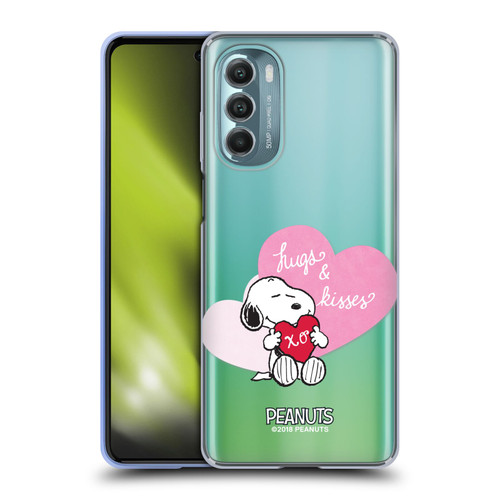 Peanuts Sealed With A Kiss Snoopy Hugs And Kisses Soft Gel Case for Motorola Moto G Stylus 5G (2022)