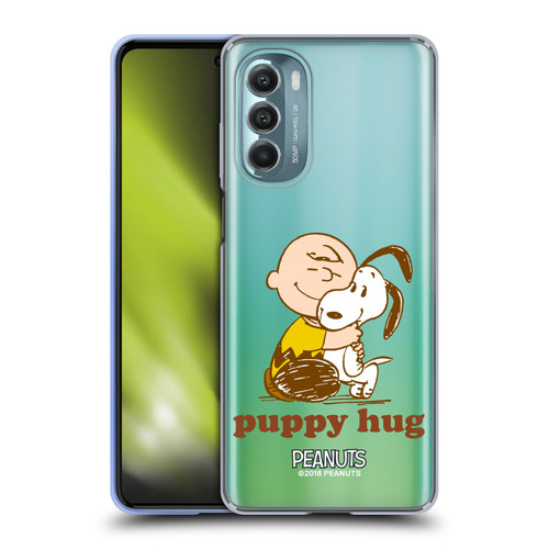 Peanuts Snoopy Hug Charlie Puppy Hug Soft Gel Case for Motorola Moto G Stylus 5G (2022)