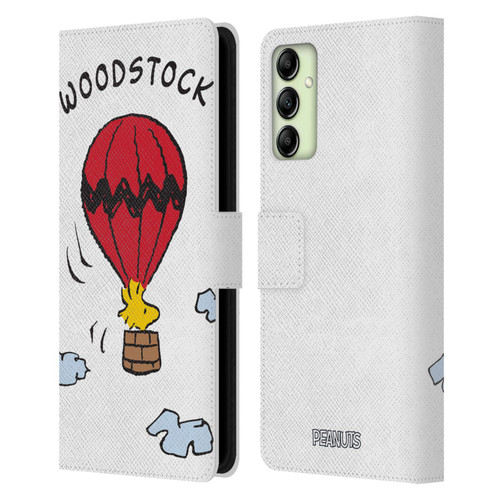 Peanuts Characters Woodstock Leather Book Wallet Case Cover For Samsung Galaxy A14 5G