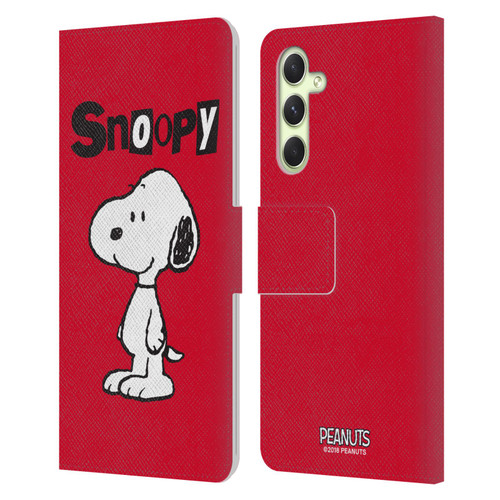 Peanuts Characters Snoopy Leather Book Wallet Case Cover For Samsung Galaxy A54 5G