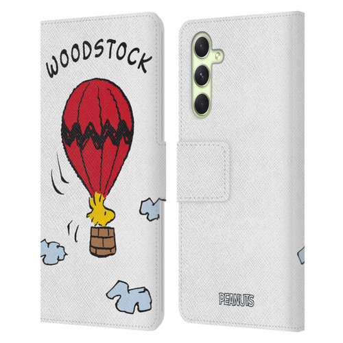 Peanuts Characters Woodstock Leather Book Wallet Case Cover For Samsung Galaxy A54 5G