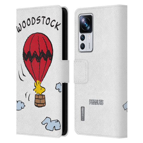 Peanuts Characters Woodstock Leather Book Wallet Case Cover For Xiaomi 12T Pro