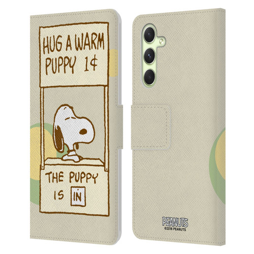 Peanuts Snoopy Hug Warm Leather Book Wallet Case Cover For Samsung Galaxy A54 5G