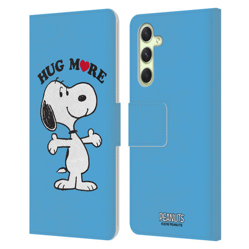 Peanuts Snoopy Hug More Leather Book Wallet Case Cover For Samsung Galaxy A54 5G