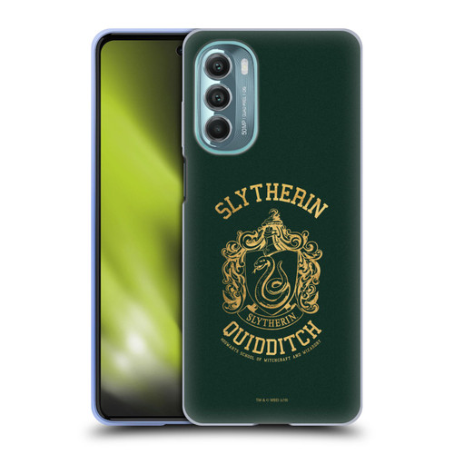 Harry Potter Deathly Hallows X Slytherin Quidditch Soft Gel Case for Motorola Moto G Stylus 5G (2022)