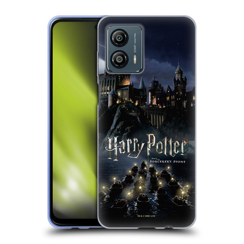 Harry Potter Sorcerer's Stone II Castle Soft Gel Case for Motorola Moto G53 5G