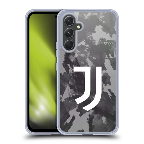Juventus Football Club Art Monochrome Splatter Soft Gel Case for Samsung Galaxy A54 5G