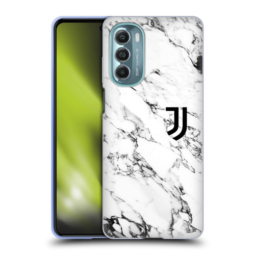 Juventus Football Club Marble White Soft Gel Case for Motorola Moto G Stylus 5G (2022)