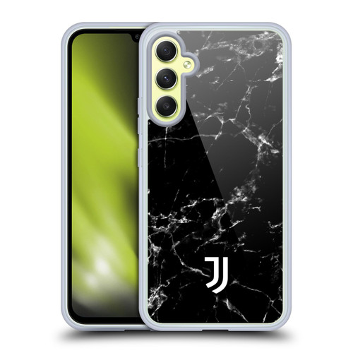 Juventus Football Club Marble Black 2 Soft Gel Case for Samsung Galaxy A34 5G