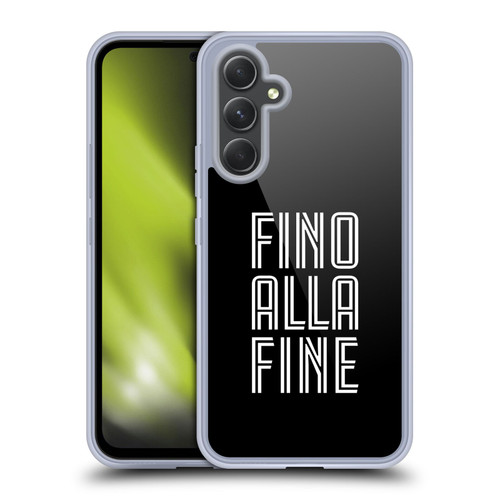 Juventus Football Club Type Fino Alla Fine Black Soft Gel Case for Samsung Galaxy A54 5G