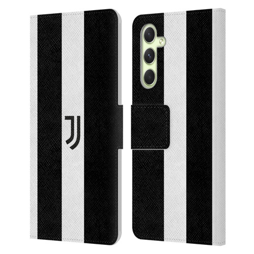 Juventus Football Club Lifestyle 2 Bold White Stripe Leather Book Wallet Case Cover For Samsung Galaxy A54 5G