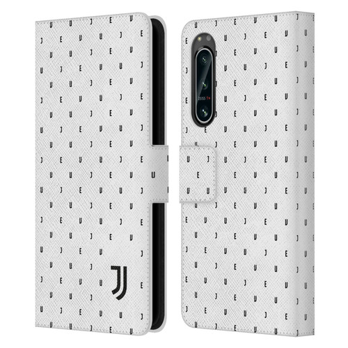 Juventus Football Club Lifestyle 2 White Logo Type Pattern Leather Book Wallet Case Cover For Sony Xperia 5 IV