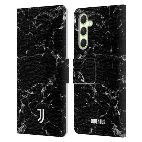 Juventus Football Club Marble Black 2 Leather Book Wallet Case Cover For Samsung Galaxy A54 5G