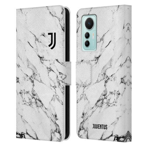 Juventus Football Club Marble White Leather Book Wallet Case Cover For Xiaomi 12 Lite