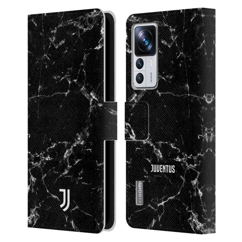 Juventus Football Club Marble Black 2 Leather Book Wallet Case Cover For Xiaomi 12T Pro