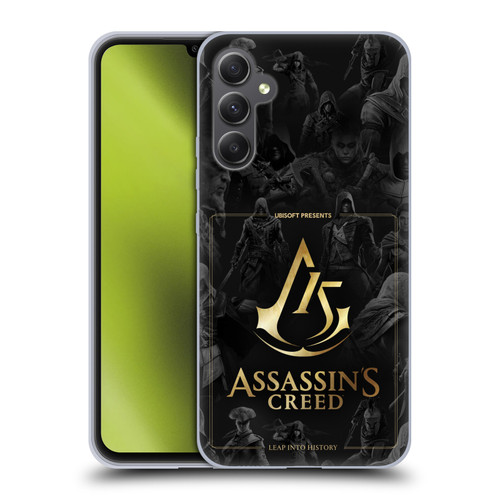 Assassin's Creed 15th Anniversary Graphics Crest Key Art Soft Gel Case for Samsung Galaxy A34 5G