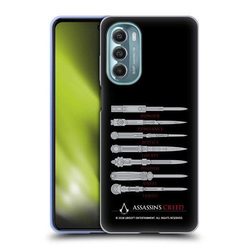 Assassin's Creed Legacy Typography Blades Soft Gel Case for Motorola Moto G Stylus 5G (2022)