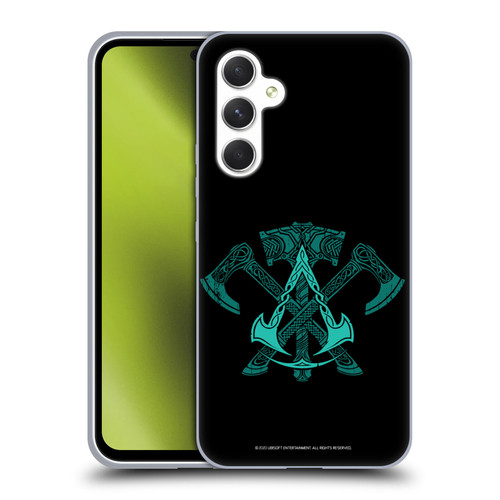 Assassin's Creed Valhalla Symbols And Patterns ACV Weapons Soft Gel Case for Samsung Galaxy A54 5G
