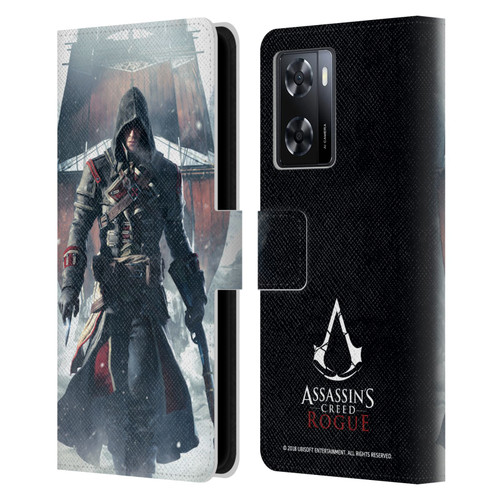 Assassin's Creed Rogue Key Art Shay Cormac Ship Leather Book Wallet Case Cover For OPPO A57s