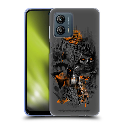 Batman Arkham Knight Graphics City Of Fear Scarecrow Soft Gel Case for Motorola Moto G53 5G