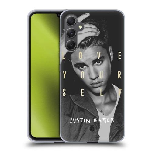 Justin Bieber Purpose B&w Love Yourself Soft Gel Case for Samsung Galaxy A34 5G