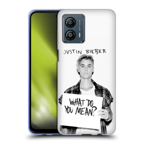 Justin Bieber Purpose What Do You Mean Photo Soft Gel Case for Motorola Moto G53 5G