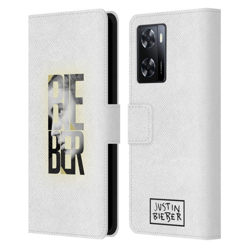 Justin Bieber Purpose B&w Mirror Calendar Text Leather Book Wallet Case Cover For OPPO A57s