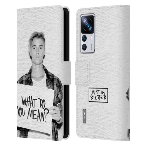 Justin Bieber Purpose What Do You Mean Photo Leather Book Wallet Case Cover For Xiaomi 12T Pro