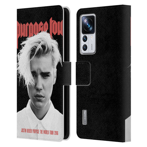 Justin Bieber Tour Merchandise Purpose Poster Leather Book Wallet Case Cover For Xiaomi 12T Pro