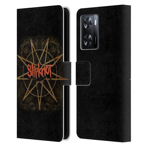 Slipknot Key Art Crest Leather Book Wallet Case Cover For OPPO A57s