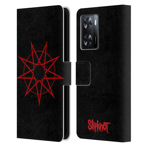 Slipknot Key Art Nanogram Leather Book Wallet Case Cover For OPPO A57s