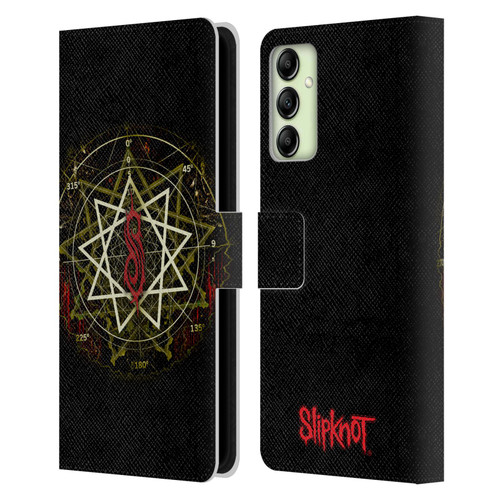 Slipknot Key Art Waves Leather Book Wallet Case Cover For Samsung Galaxy A14 5G