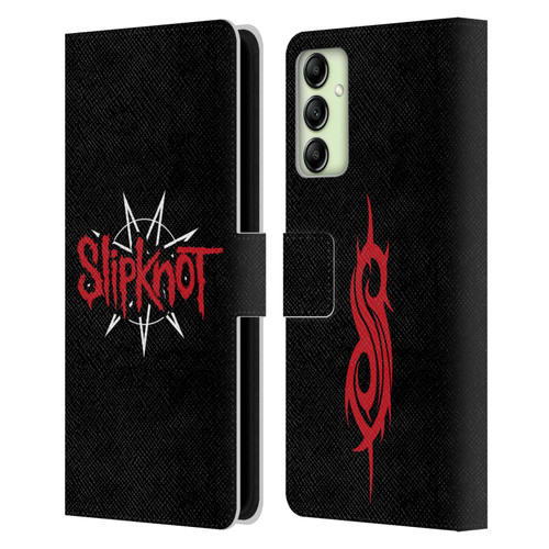 Slipknot We Are Not Your Kind Star Crest Logo Leather Book Wallet Case Cover For Samsung Galaxy A14 5G